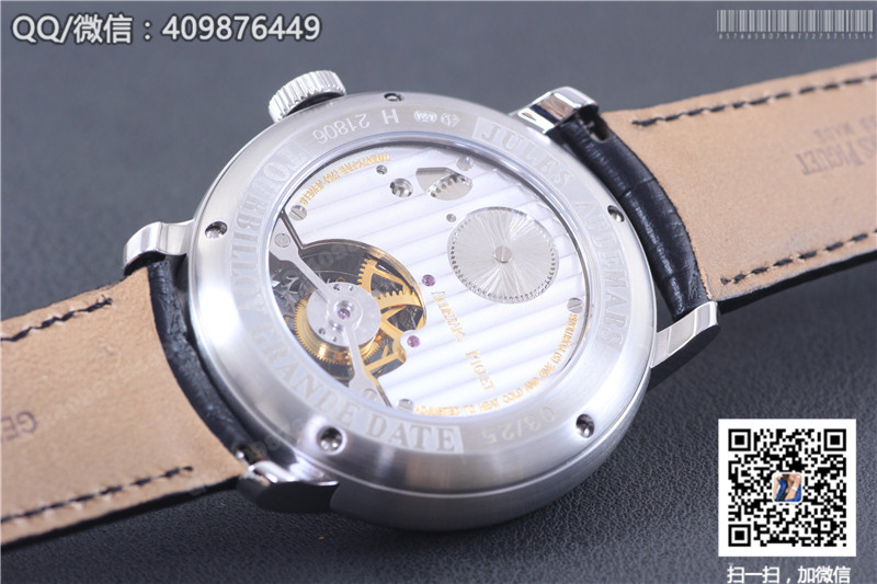 Audemars Piguet Jules Audemars koleksiyonu 26559OR tourbillon mekanik saat paslanmaz çelik kasa gri kadran